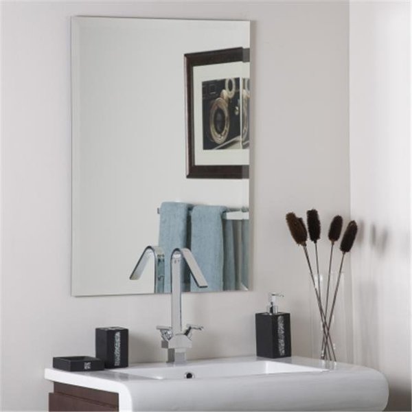 Decor Wonderland Decor Wonderland SSM8001 Frameless Square Beveled Mirror SSM8001